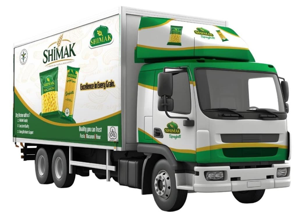 SHIMAK Delivery Truck - Excellence in Every Grain